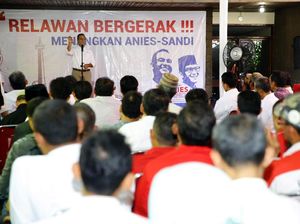 Bakar Semangat Relawan, Anies: Waktu Kita Tinggal 56 Hari Lagi