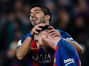 Messi-Suarez Tutup Tahun dengan Predikat El Pichichi