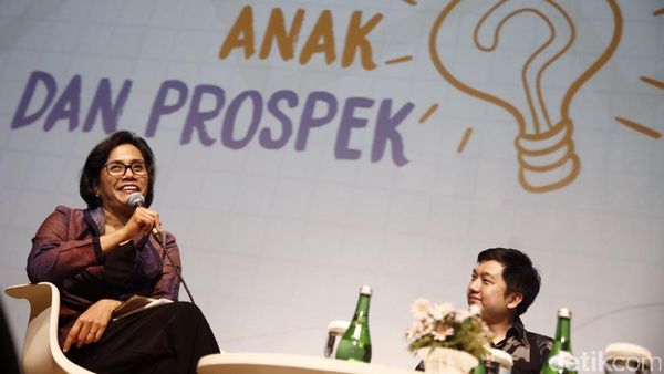 Sri Mulyani dan CEO Tokopedia di dpreneur