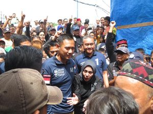 Gerilya Lapangan ke Cengkareng, Agus Yudhoyono Disambut Kuda Lumping