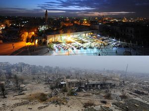 Ribuan Warga Aleppo Rayakan Kemenangan Rezim Melawan Pemberontak