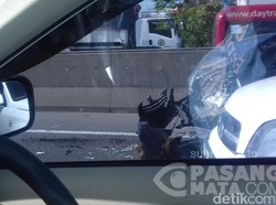 Kecelakaan di KM 39 Tol Bekasi, Lalin Arah Cikampek Macet 2 Km