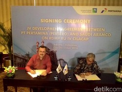 Bangun Kilang Cilacap, Pertamina dan Saudi Aramco Bentuk Perusahaan Patungan