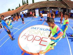 Datsun Ajak Penggawa Persib Berbagi Ilmu ke Anak SD