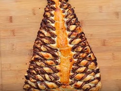 Pohon Natal Puff Pastry Nutella Ini Bisa Jadi Dessert Praktis untuk Natal