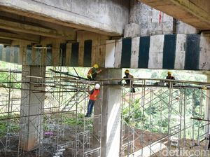 Jembatan Cisomang Bergeser 53 Cm, PUPR: Karena Curah Hujan