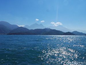 Seperti di Eropa, Begini Cantiknya Danau Biru Jernih Dari Taiwan