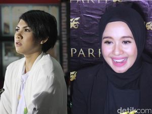Istri Aming Tambah Cantik, Laudya Chintya Bella Berseri-seri
