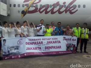 Jelang Liburan Panjang, Batik Air Buka Lagi Penerbangan ke Bali