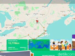 Google Ajak Pengguna Internet Lacak Keberadaan Sinterklas