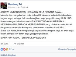 Polri: Bambang Tri Penulis Jokowi Undercover Tak Punya Pengetahuan Soal PKI