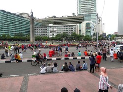 Meski Dishub Berkali-kali Umumkan CFD Ditiadakan, Warga Tetap Berdatangan ke HI