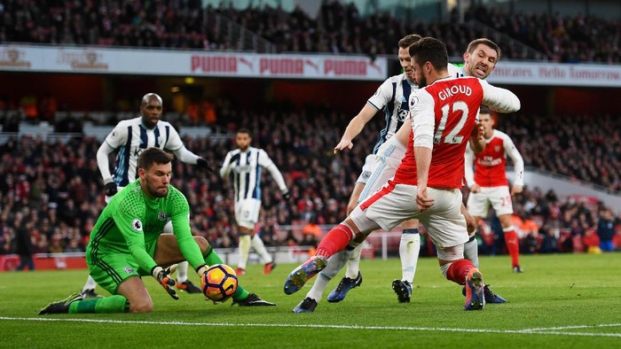 Belum Tercipta Gol Dalam Laga Arsenal dengan West Brom
