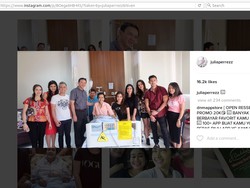 Jenguk Julia Perez di RSCM, Ahok: Doain Saya Juga Ya