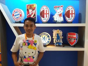 Ikuti Jejak Orang Tua, Pria Ini Buka Usaha Lampu Hias Beromzet Rp 15 Juta/Bulan