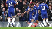 Hadiah untuk para suporter Chelsea di Hari Natal: Chelsea tetap di puncak klasemen dengan unggul 7 poin dari posisi kedua. (Foto: Reuters-Getty Images)
