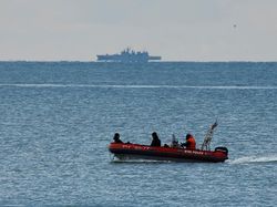 Rusia Hancurkan Kapal Pengintai Ukraina di Laut Hitam