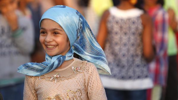 Wajah Bahagia di Dubai Festival City