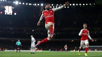 Olivier Giroud berikan kado natal untuk fans Arsena lewat gol semata wayangnya ke gawang West Brom (Foto: Getty Images/Julian Finney)