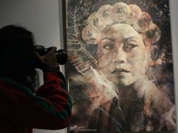 Pameran Lukisan I Gusti Made Deblog Ramaikan Denpasar Festival 2016