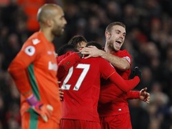 Tertinggal Lebih Dulu, Liverpool Hantam Stoke 4-1