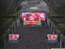 Ada Giant Screen Sejak Babak Pertama Indonesia Open 2019