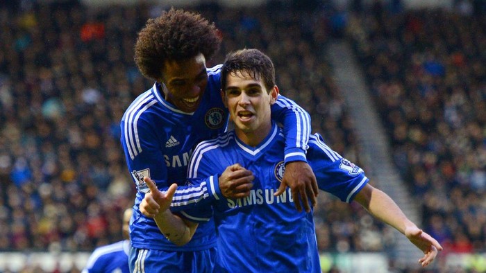 Willian Sedih Oscar Tinggalkan Chelsea, tapi ...