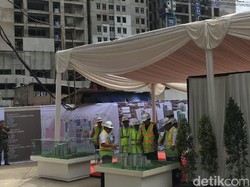 Jokowi Resmikan Topping Off Wisma Atlet Asian Games 2018 Kemayoran