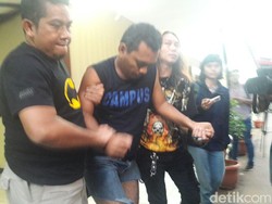 Merintih, Begini Penampakan Alfin Sinaga Sopir Perampokan Pulomas