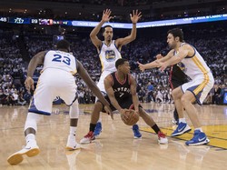 Warriors Jinakkan Raptors