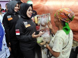Cawagub Silvi Blusukan di Cakung
