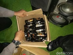 Patroli di Cimanggis, Tim Jaguar Temukan Ciu dan Golok