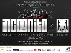 Tahun Baru Bersama Incognito dan Kla Project di Trans Luxury Hotel