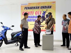 Tutup Tahun 2016, Astra Motor Yogya Undi Pemenang Ganti Oli