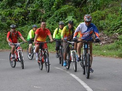 Bersepeda ke Titik Nol Kilometer, Pangdam Cek Kesiapan Malam Tahun Baru
