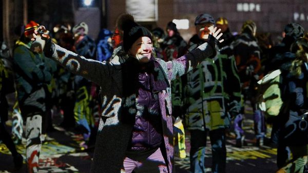 Tahun Baru di Jerman Bermandikan Sinar Laser