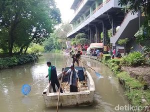 Libur Tahun Baru, Ribuan Pengunjung KBS Bawa Sampah 24 Meter Kubik