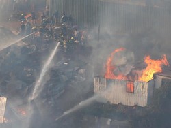 Kebakaran Hutan Dahsyat di Chili,130 Rumah Rusak