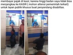 Ece Curhat Tidak Adanya Layanan Khusus Difabel di Samsat Sukabumi
