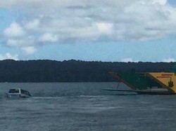 Ngenes, Land Cruiser Tercebur ke Laut dari Feri