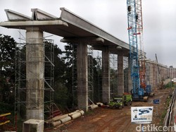 LRT Jabodebek Ditarget Rampung 40% di Akhir 2017