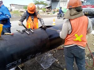 PGN Bangun Pipa Gas Bumi Gresik-Lamongan-Tuban Sepanjang 141 Km
