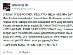 Bambang Tri Ditangkap Polisi, Akun Facebooknya Hilang