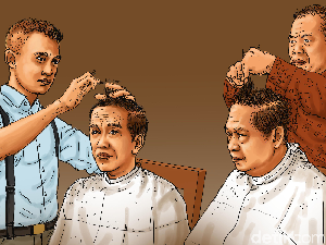 Kisah Para Tukang Cukur Langganan Presiden RI