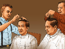 Kisah Para Tukang Cukur Langganan Presiden RI