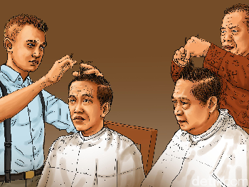 Kisah Para Tukang Cukur Langganan Presiden RI