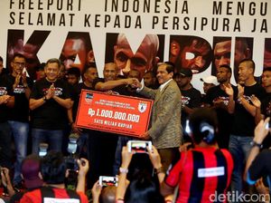 Persipura Diguyur Bonus Rp 1 M
