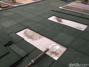 Respons Kemenpora soal Lantai Remuk di Tempat Latihan Angkat Besi