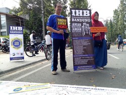 Istri Ridwan Kamil Pimpin Deklarasi Bandung Anti-Hoax di CFD Dago