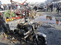 Bom Bunuh Diri di Pasar Baghdad, 11 Orang Tewas